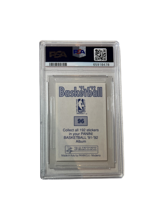 1991 Panini Sticker Michael Jordan #96 PSA Card