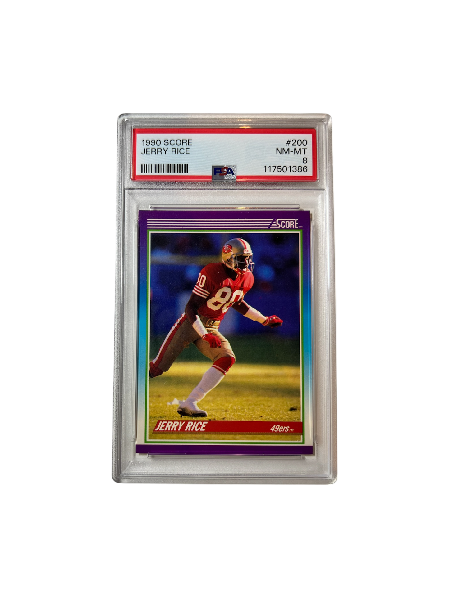 1990 Score Jerry Rice 49ers PSA Card