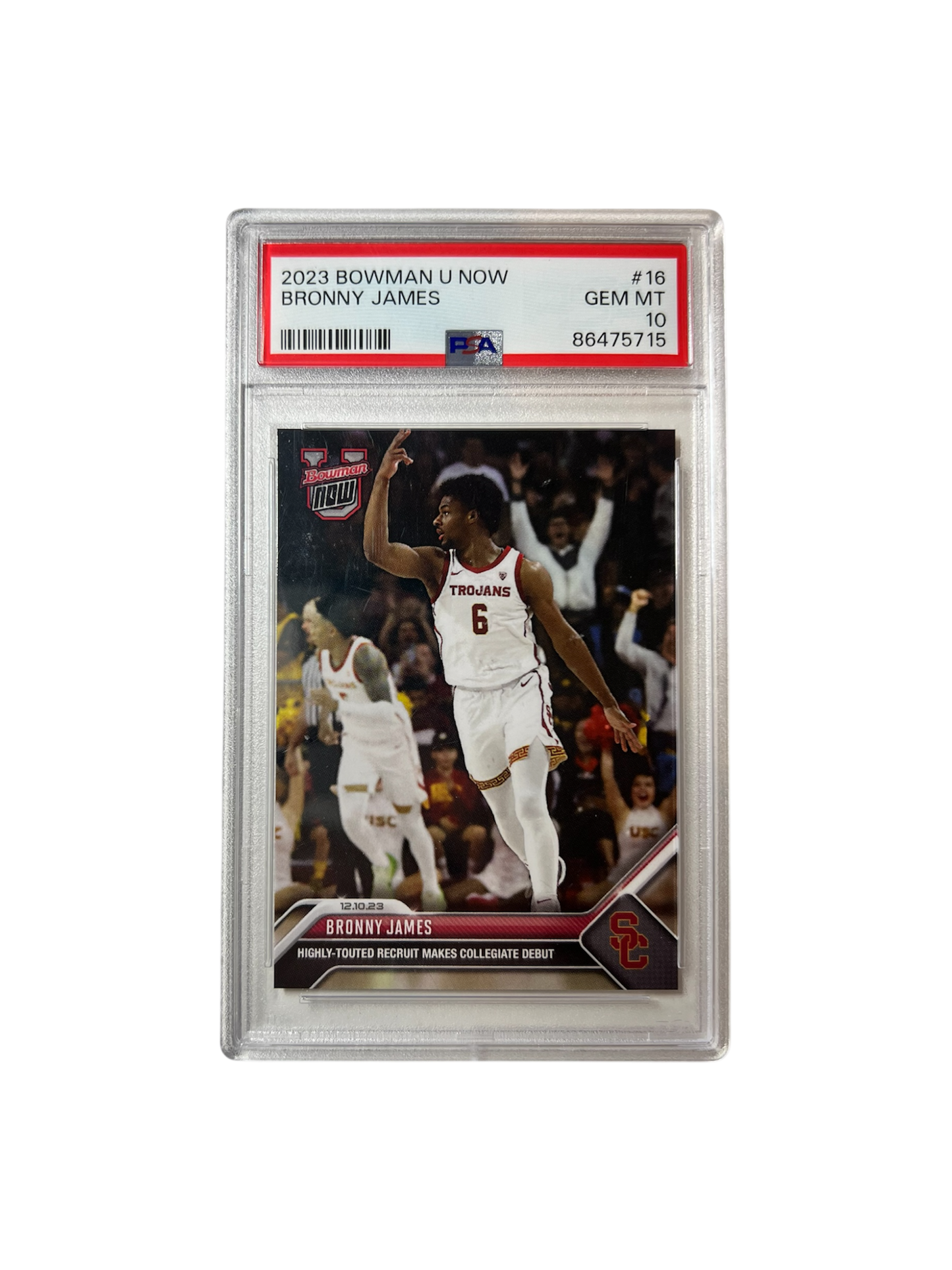 2019 Panini Prizm LeBron James PSA Card