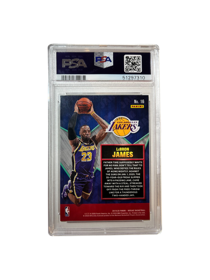 2019 Panini Prizm LeBron James PSA Card