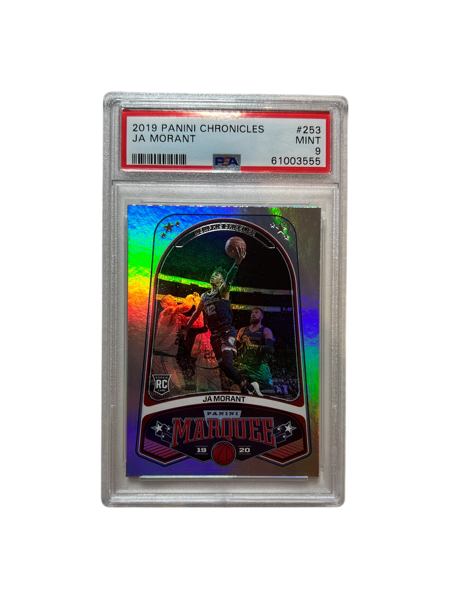 2019 Panini Chronicles Ja Morant HOLO #253 PSA Card