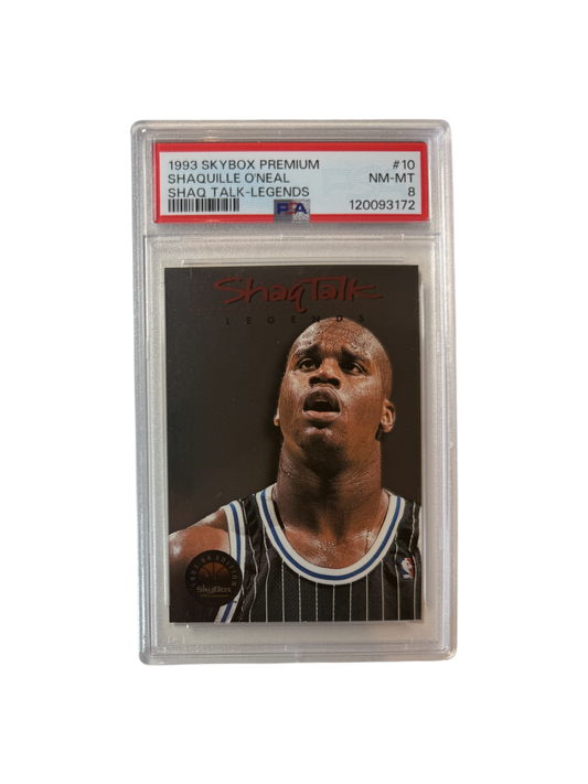 1995 Skybox Premium Shaquille O'Neal Shaq Talk PSA Card