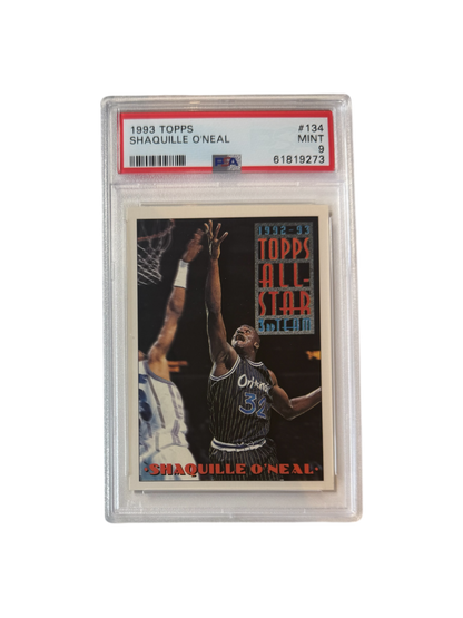 1995 Skybox Premium Shaquille O'Neal Shaq Talk PSA Card