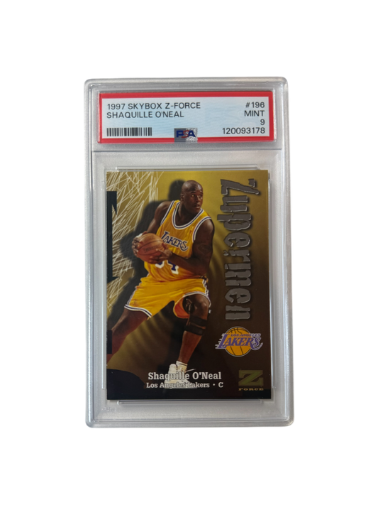 1995 Skybox Premium Shaquille O'Neal Shaq Talk PSA Card
