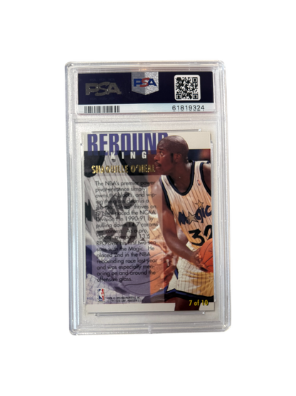 1995 Skybox Premium Shaquille O'Neal Shaq Talk PSA Card