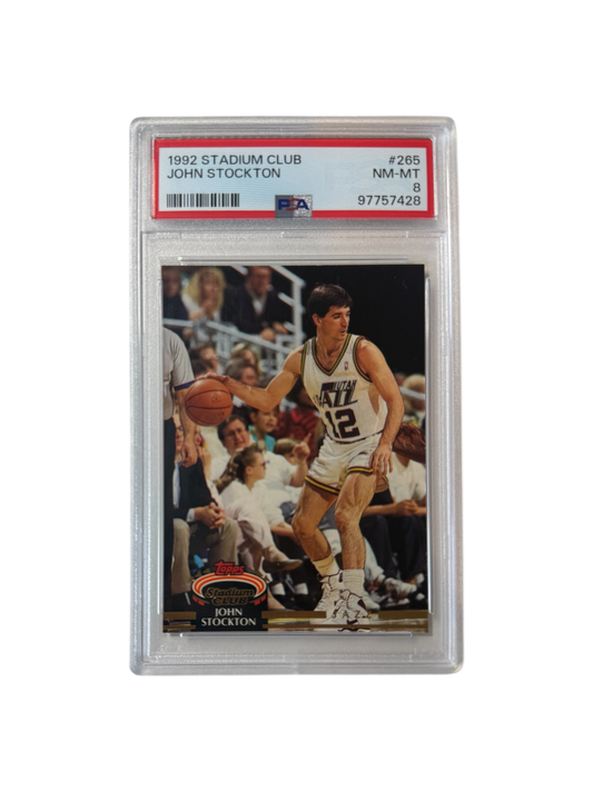 1992 Topps Archives John Stockton PSA 10 card