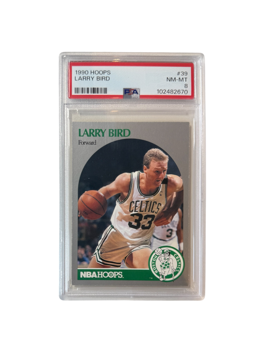 1990 NBA Hoops Larry Bird #39 PSA Card