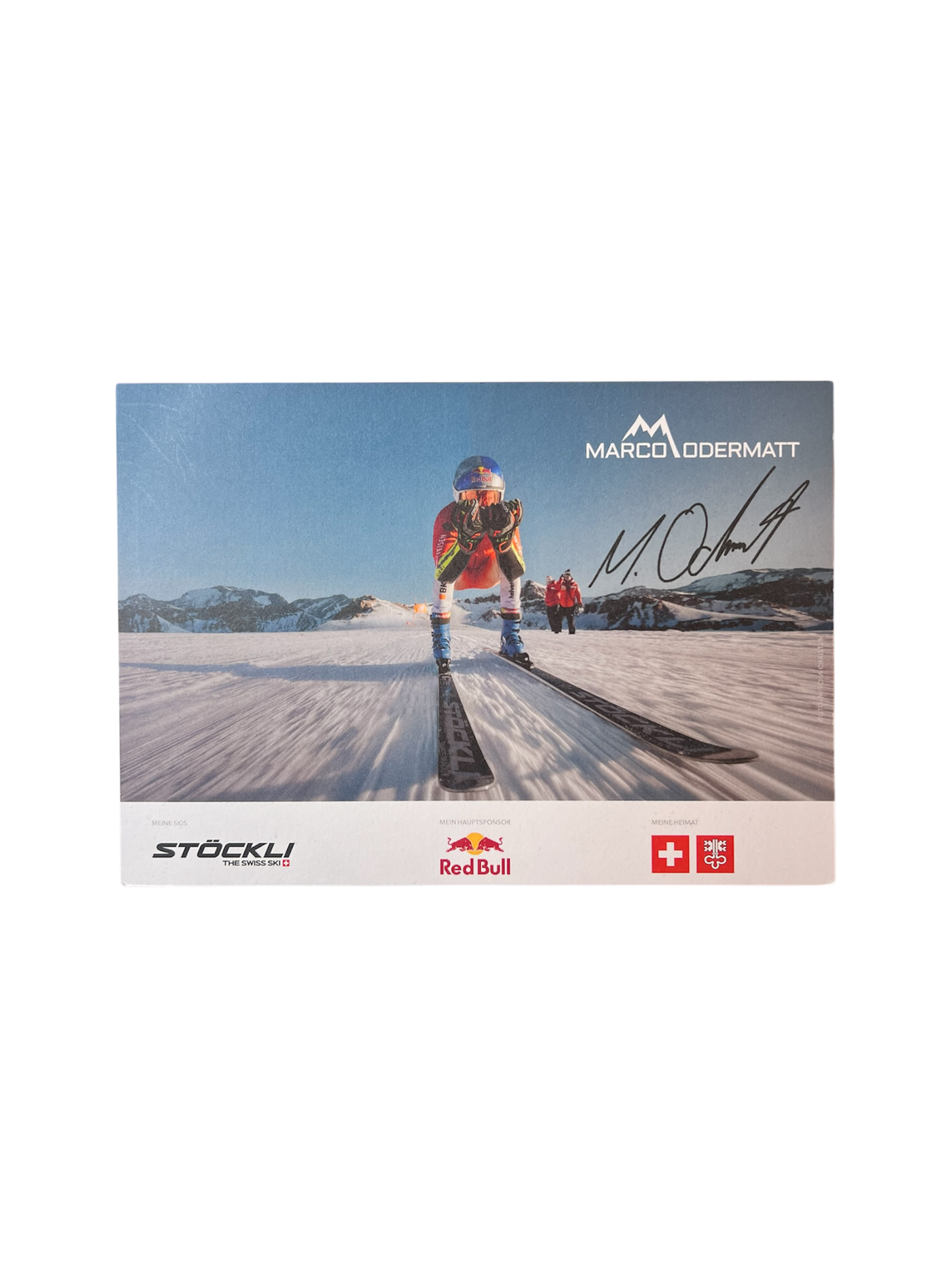 Ski Big Postcard signed by Marco Odermatt (148x210mm)