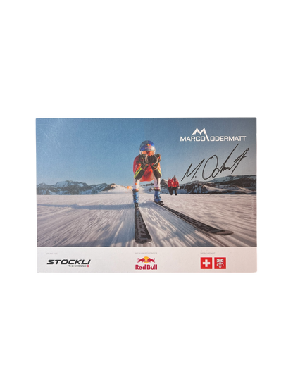 Ski Big Postcard signed by Marco Odermatt (148x210mm)