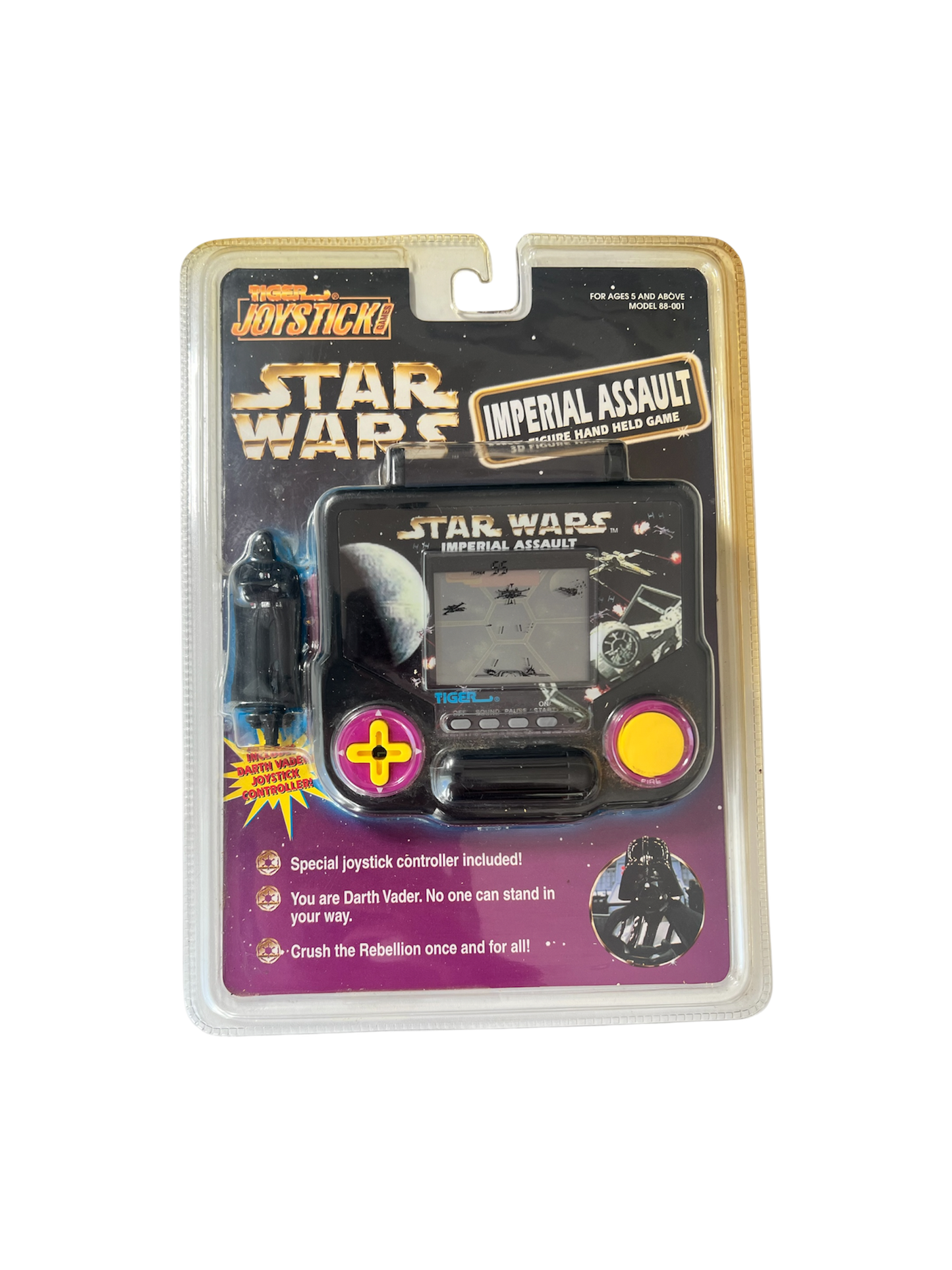 1997 Tiger Electronics Joystick Star Wars Imperial Assault Handheld Game