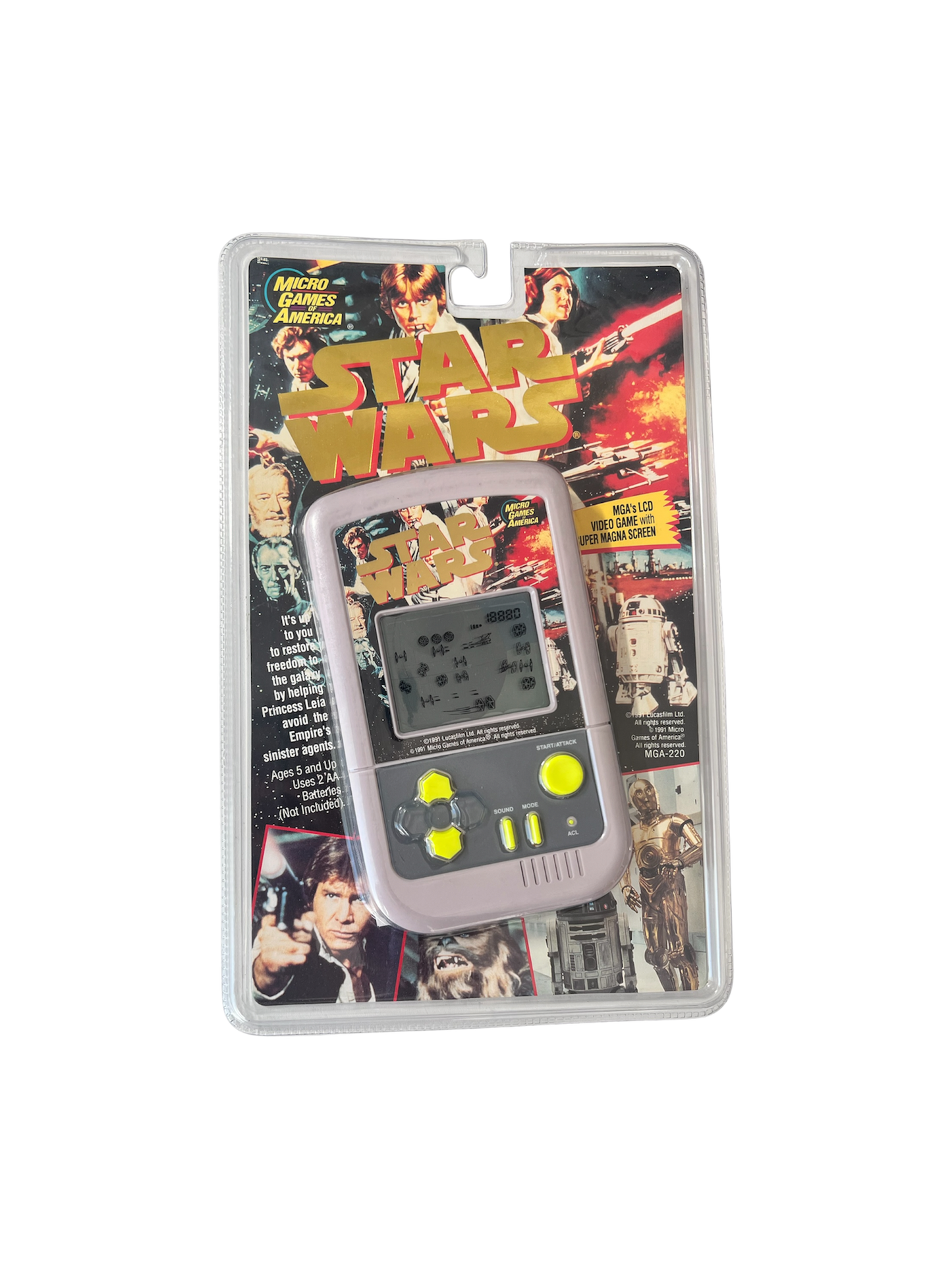 1993 Micro Games of America Star Wars Handheld Game