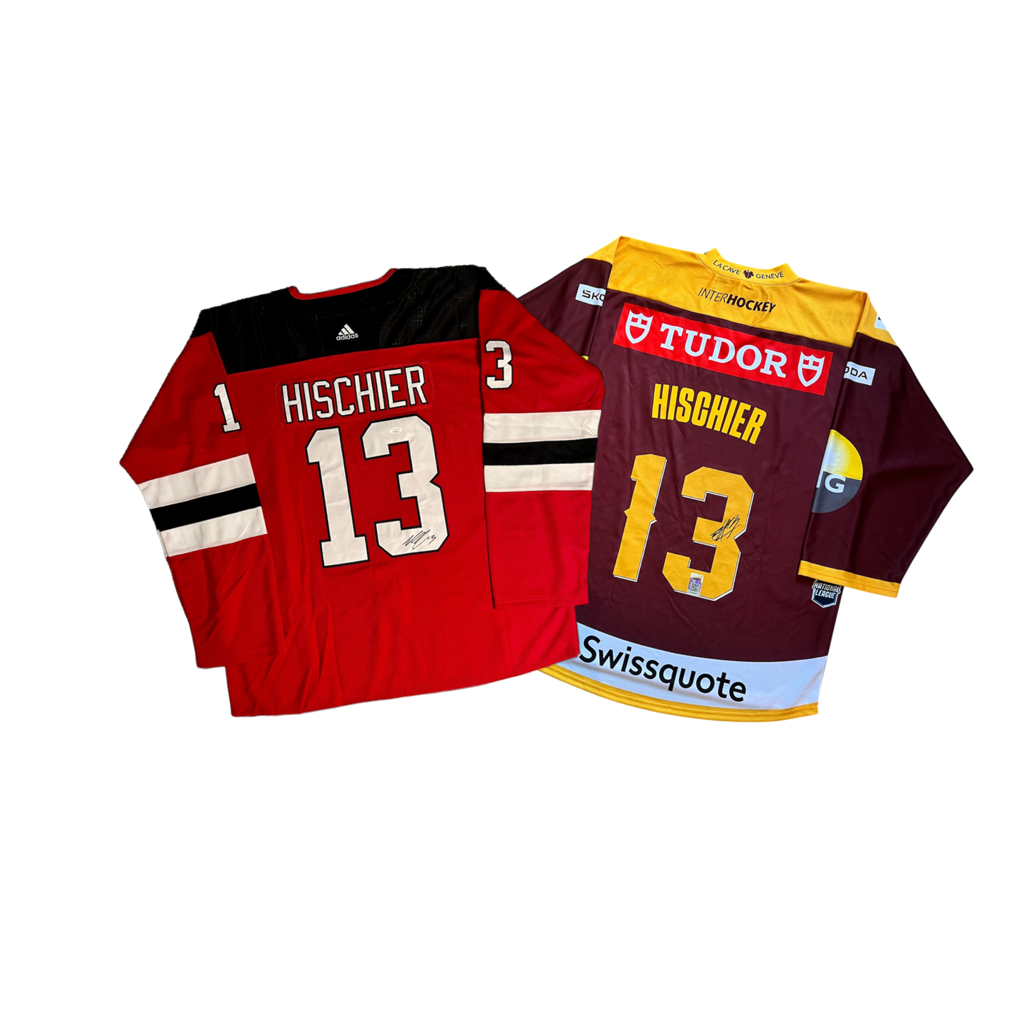 Nico & Luca Hischier signed Jerseys Brother Bundle