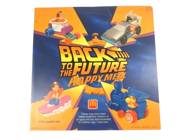 1992 McDonald's Happy Meal FULL SET Back to the Future Toys (SEALED)