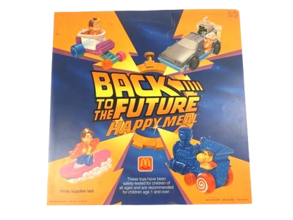 1992 McDonald's Happy Meal FULL SET Back to the Future Toys (SEALED)