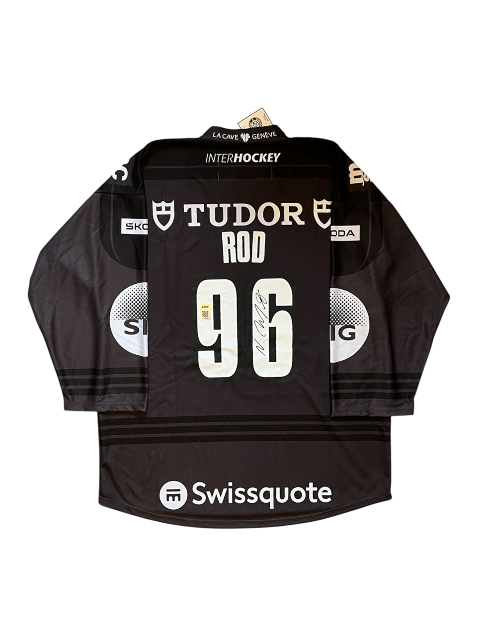 Geneve Servette HC Noah Rod signed Jersey