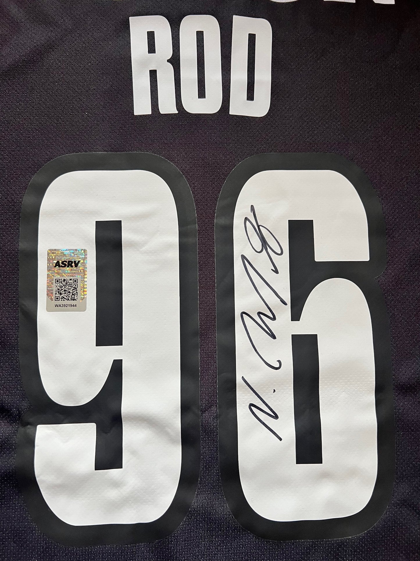 Geneve Servette HC Noah Rod signed Jersey
