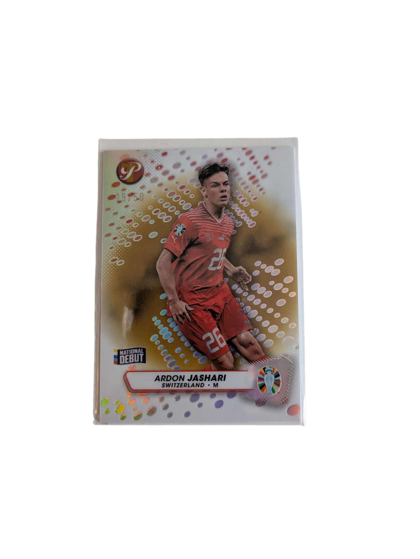 2024 Topps Switzerland National Debut Ardon Jashari 19/50 Card
