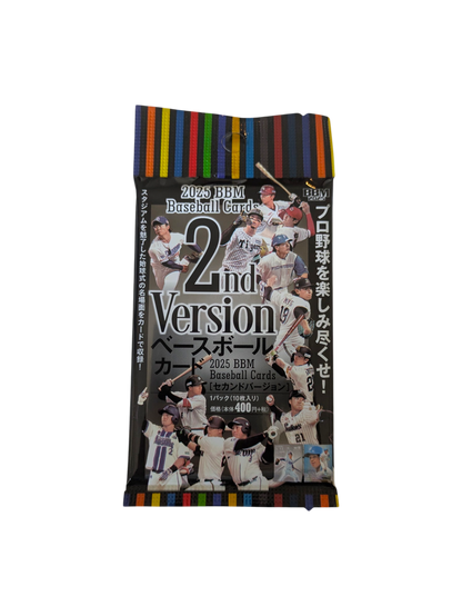 2025 BBM NPB Japan Pro Baseball 2nd Version Booster Pack