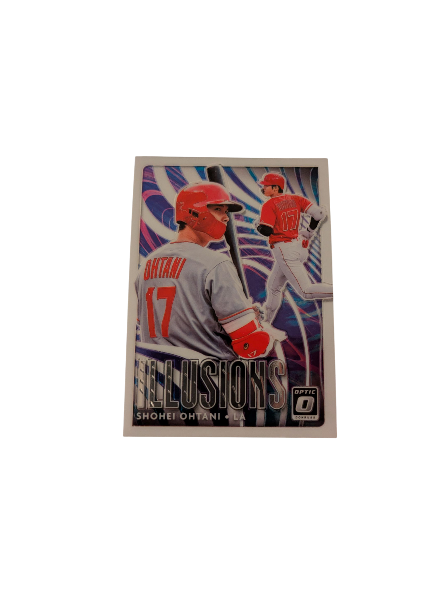 2020 Panini Optic 0 Donruss Los Angeles Angels Shohei Ohtani Illusions Card