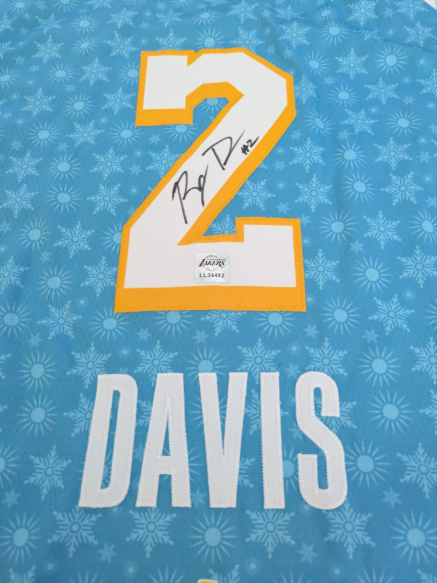 South Bay Lakers Theme Night G League Jersey signed by RJ Davis