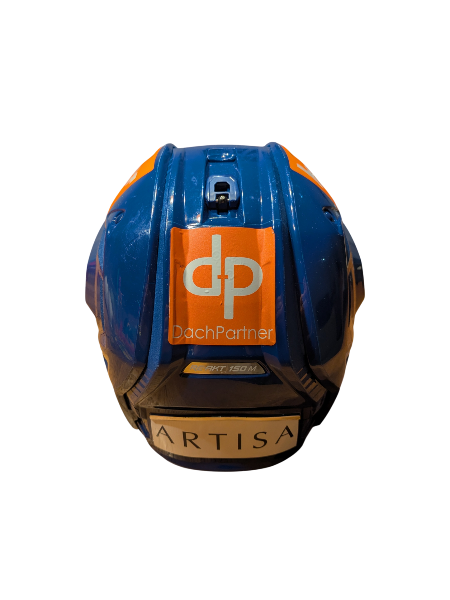 2024-25 ZSC Lions Game Worn Hockey Helmet of Daniil Ustinkov