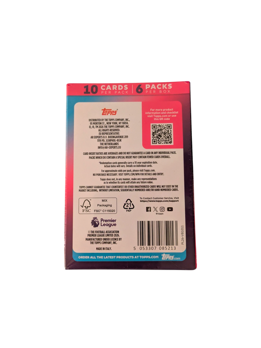2026-27 Topps EPL Football Flagship Edition Value Box