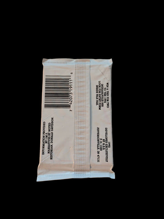 1992 GSS Legends of Indy Racing Collector Cards Pack