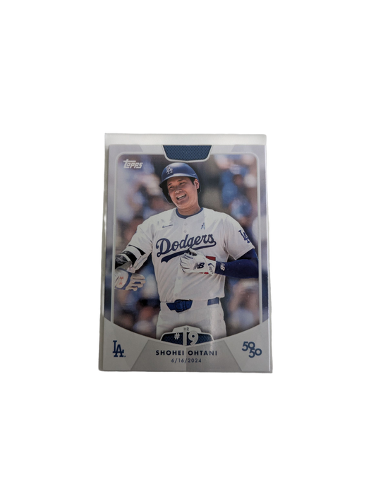 2024 Topps Los Angeles Dodgers Shohei Ohtani 50/50 HR #19 Card