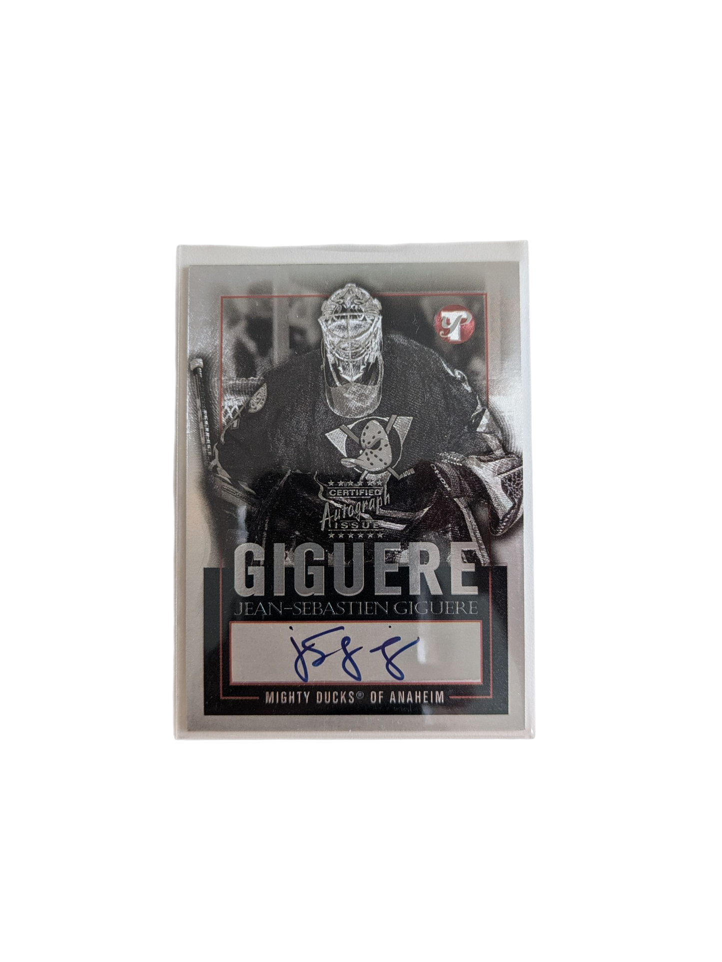 2003 Topps Mighty Ducks of Anaheim Jean-Sebastien Giguere Auto Card