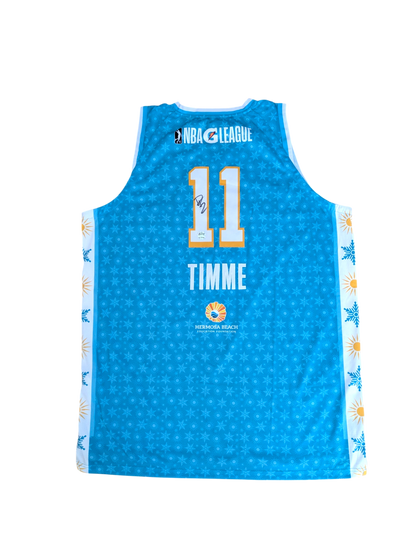 South Bay Lakers Theme Night G League Jersey signed by Drew Timme