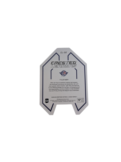 2026 SportZoo National League Crested Leaders Rapperswill Tyler Moy Base + 15/65 card