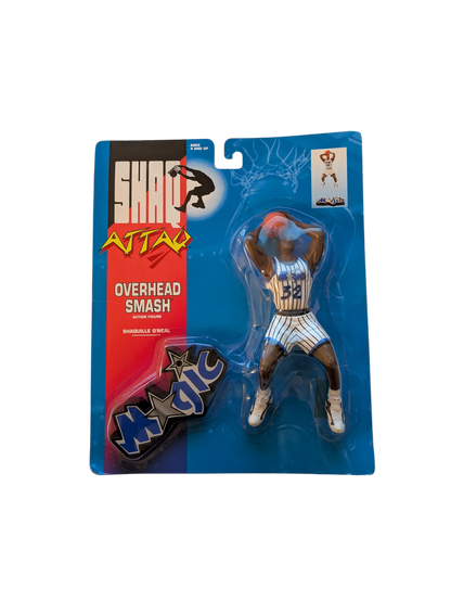 1993 Kenner Shaq Attaq Orlando Magic Shaquille O'Neal Overhead Smash Action Figure