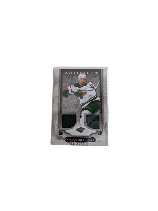 2018 Upper Deck Artifacts Minnesota Wild Nino Niederreiter Jersey Patch card