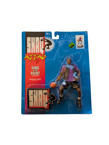 1993 Kenner Shaq Attaq Shaquille O'Neal King of The Paint Action Figure