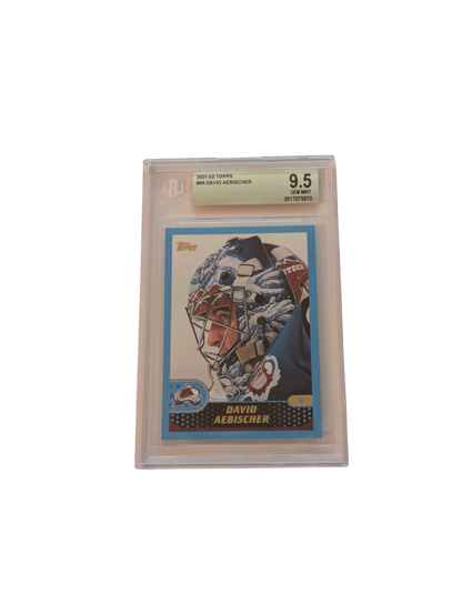 2001 Topps Colorado Avalanche David Aebischer #46 Beckett card