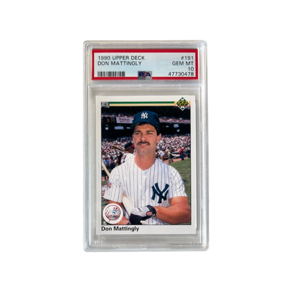 1990 Upper Deck Don Mattingly Baseball PSA Card
