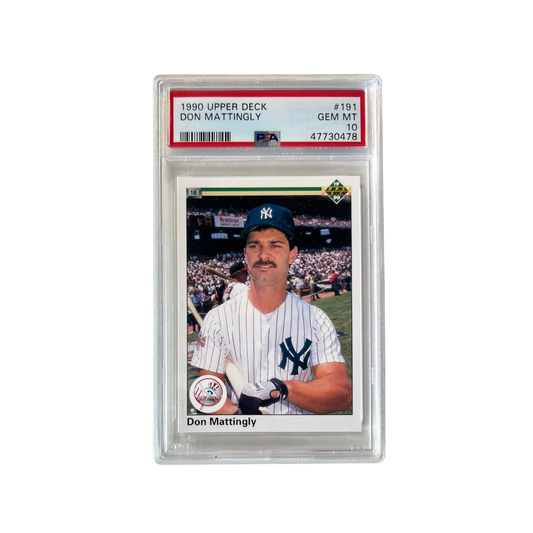 1990 Upper Deck Don Mattingly Baseball PSA Card