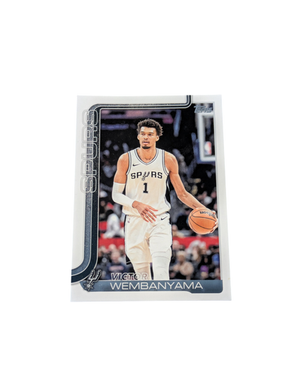 2025 Topps Flagship San Antonio Spurs Victor Wembanyama #195 card