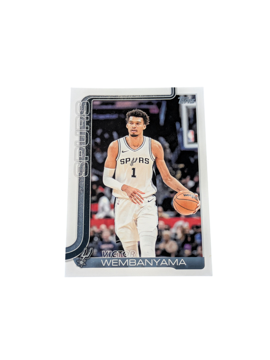 2025 Topps Flagship San Antonio Spurs Victor Wembanyama #195 card