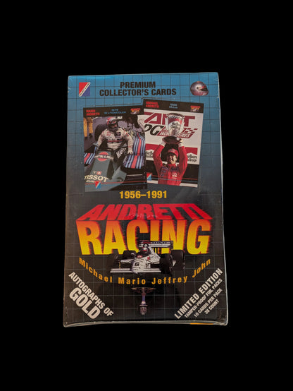 1992 Collect-a-Card Andretti Racing Collector's Cards Hobby Box