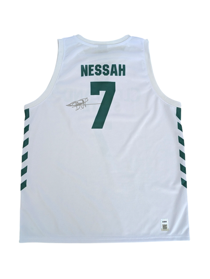 Cleveland State Dayan Nessah NCAA signed White Jersey