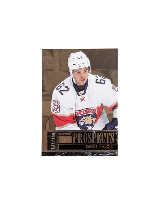 2016 Fleer Skybox Prospects NHL Florida Panthers Denis Malgin 146/499 card