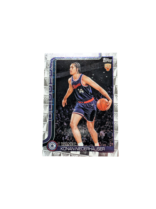 2025/26 Topps Flagship Los Angeles Clippers Yanic Konan Niederhauser Rookie card