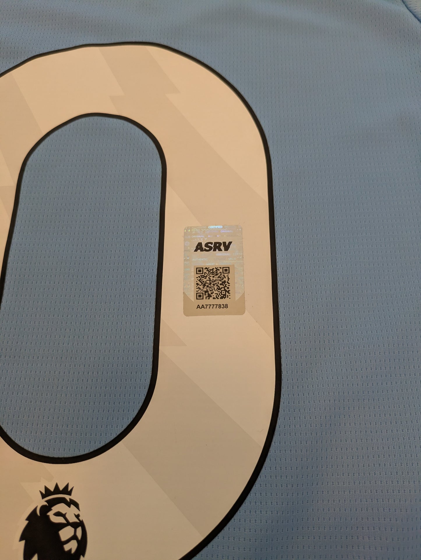 Manchester City Citizens Rayan Cherki signed Jersey