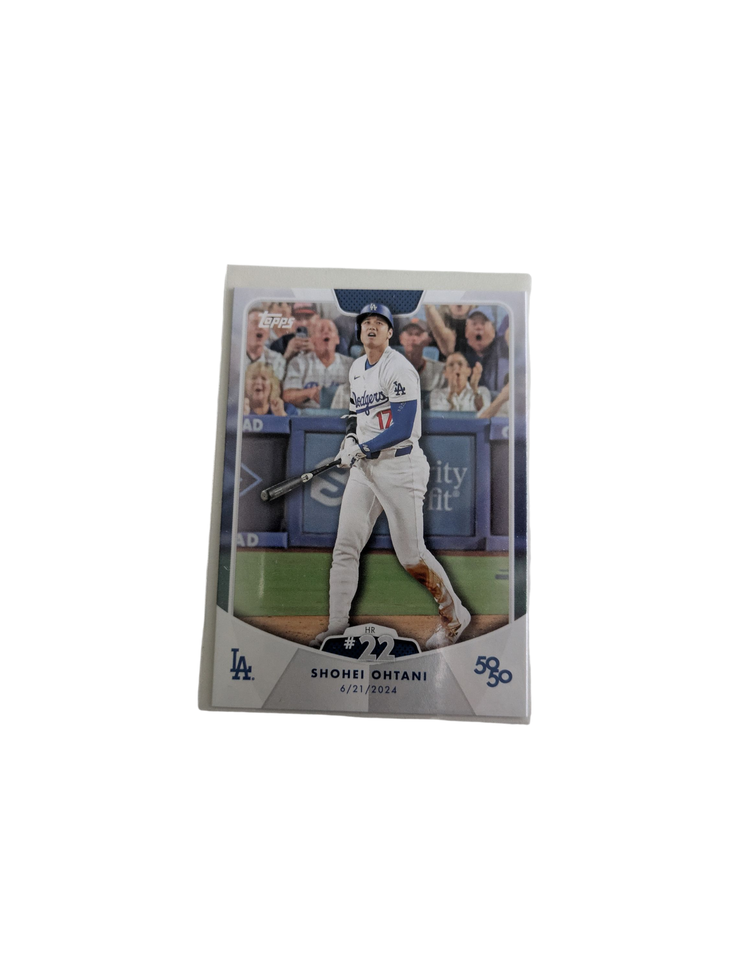 2024 Topps Los Angeles Dodgers Shohei Ohtani 50/50 HR #22 Card