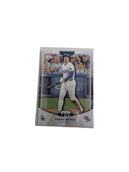 2024 Topps Los Angeles Dodgers Shohei Ohtani 50/50 HR #22 Card