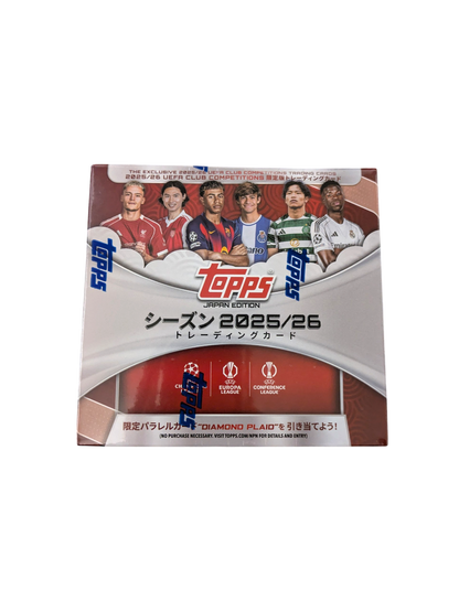 2025-26 Topps UEFA Football Japan Edition Mega Box