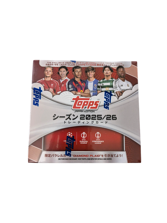 2025-26 Topps UEFA Football Japan Edition Mega Box
