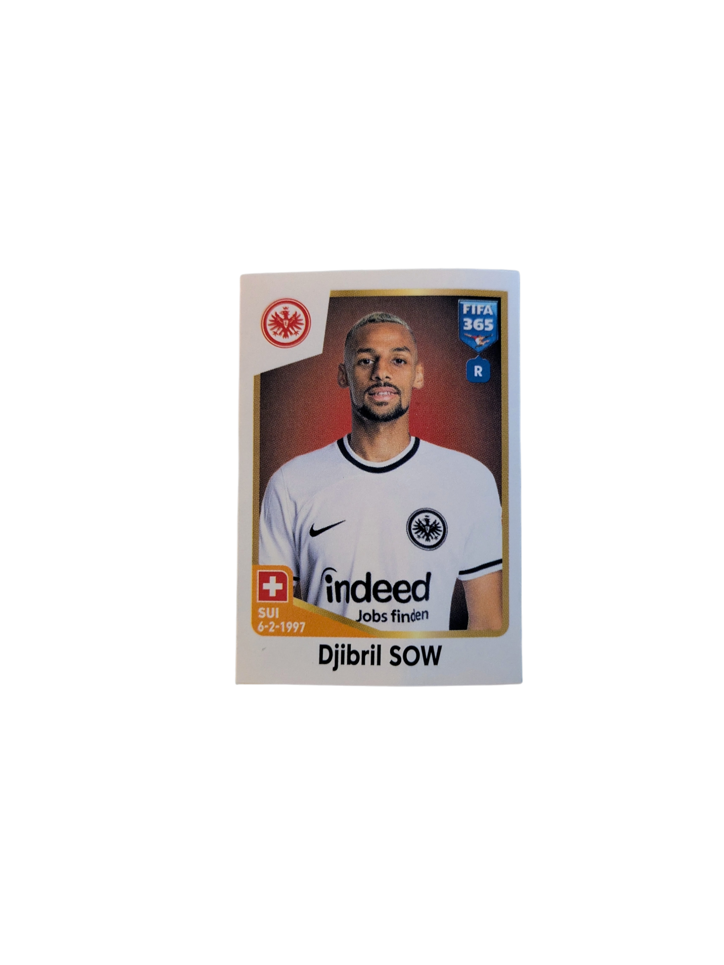 Panini FIFA 365 Eintracht Frankfurt Djibril Sow Sticker
