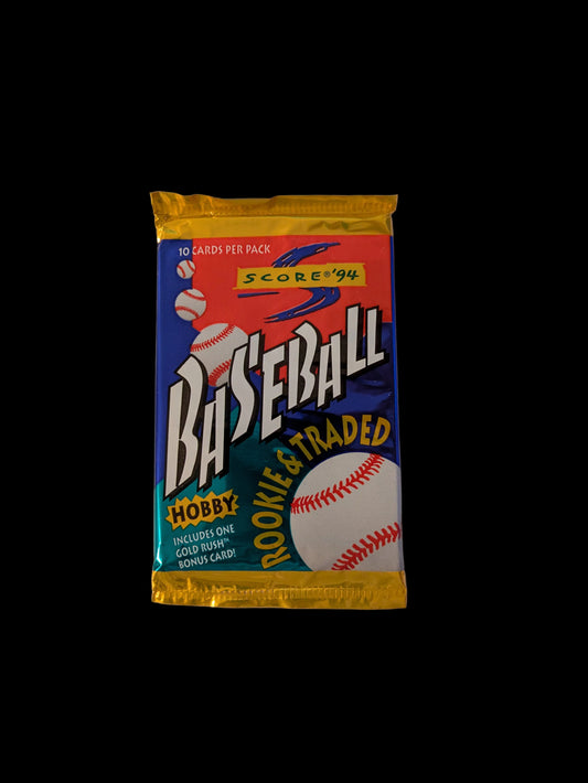 1994 Score MLB Baseball Rookie & Traded Card Hobby Pack